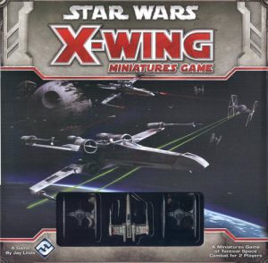 X-Wing Miniatures Game, uno de los más exitosos de la historia, perteneciente a Fantasy Flight Games ahora parte del conglomerado de Asmodee