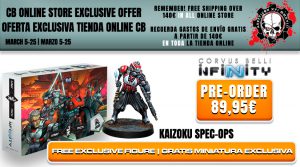 Con la pre-venta del Army Pack JSA podremos obtener una miniatura exclusiva de Kaizou Spec-Ops