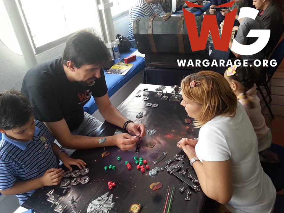 Nueva generación de Wargarage aprendiendo X-Wing Miniatures