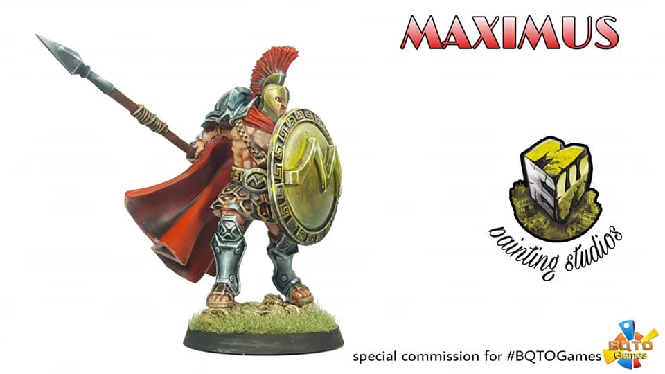 Maximus Thermopilae, an alternative Sculpt for this character masterfully painted by Miniaturas Estadio Wargames