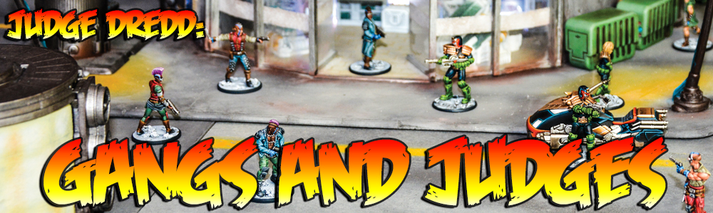 Juez Dredd el juego de miniaturas: pandillas y jueces