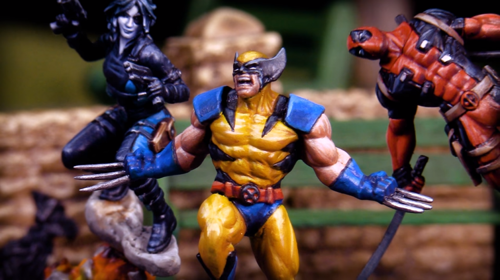Atomic Mass Games Marvel Crisis Protocol Deadpool Wolverine y Domino