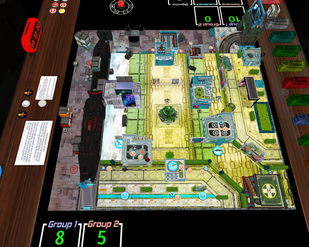 Infinity N4 Batrep reporte de batalla Tunguska Panoceania mesa de juego Tabletop Simulator
