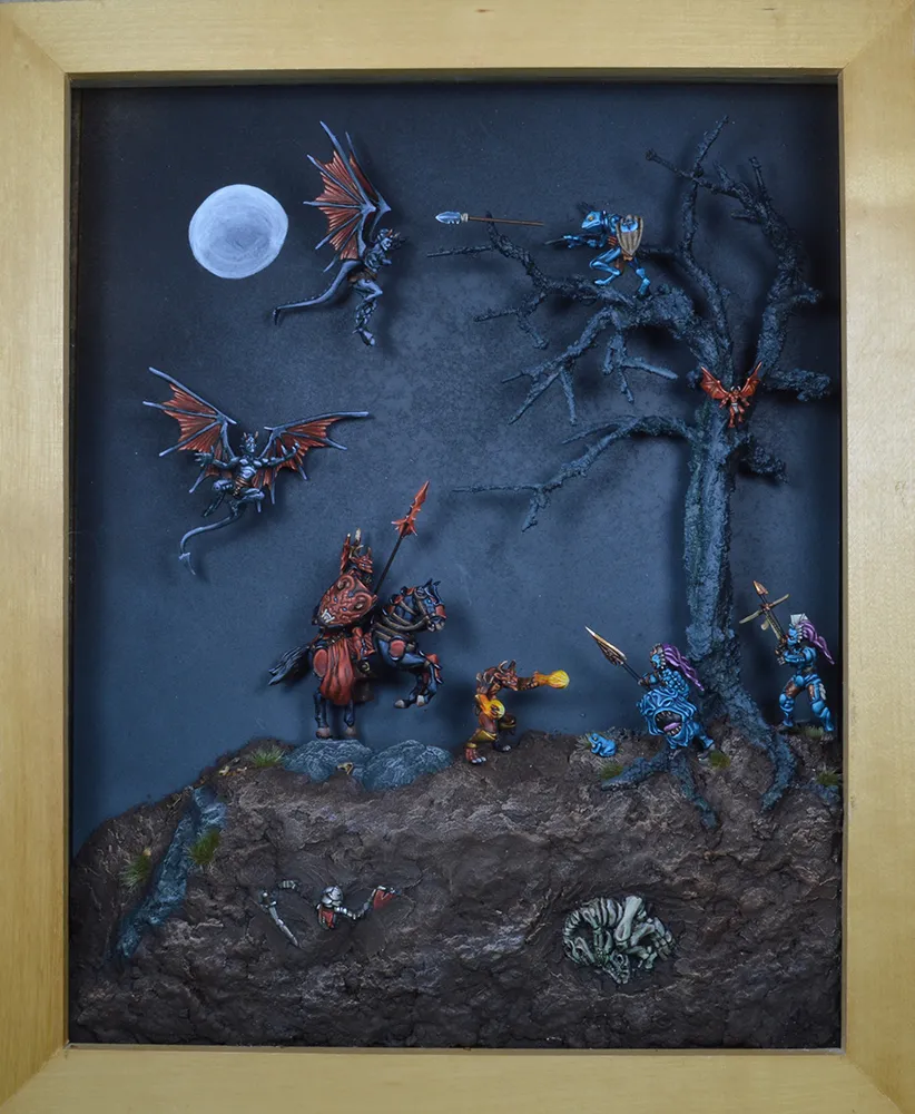 Diorama – Matthew Gorham Mantic painting contest
