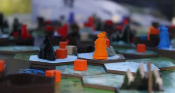 Fjordar juego de mesa de la Guerra Civil Noruega en Kickstarter