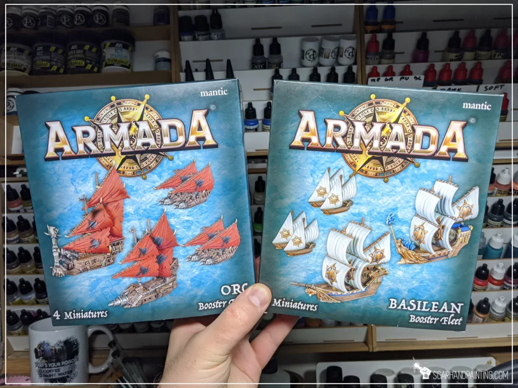 kings of war: armada KoW: Armada orc basilean cajas refuerzos reseña