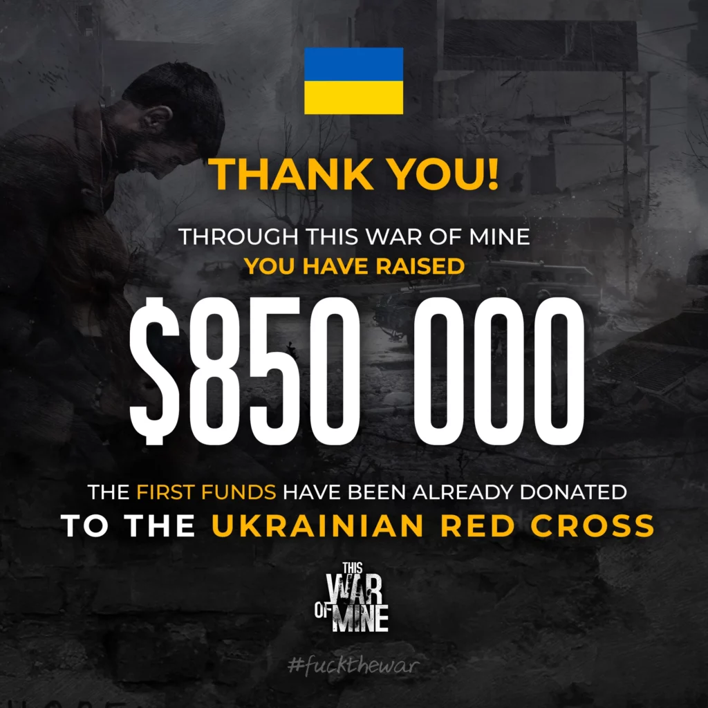 ue donado a la Cruz Roja Ucraniana.