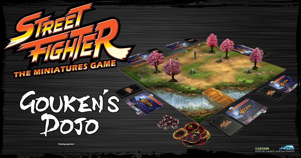 Street Fighter Miniatures Game Gouken's Dojo