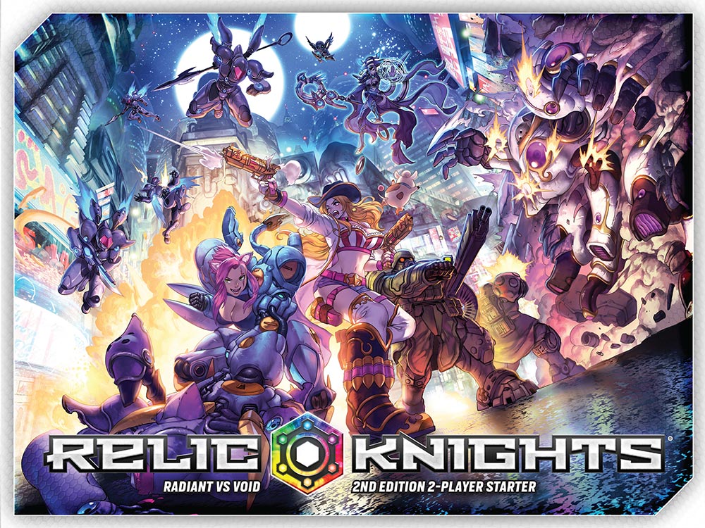 Relic Knights Segunda Edición caja de inicio