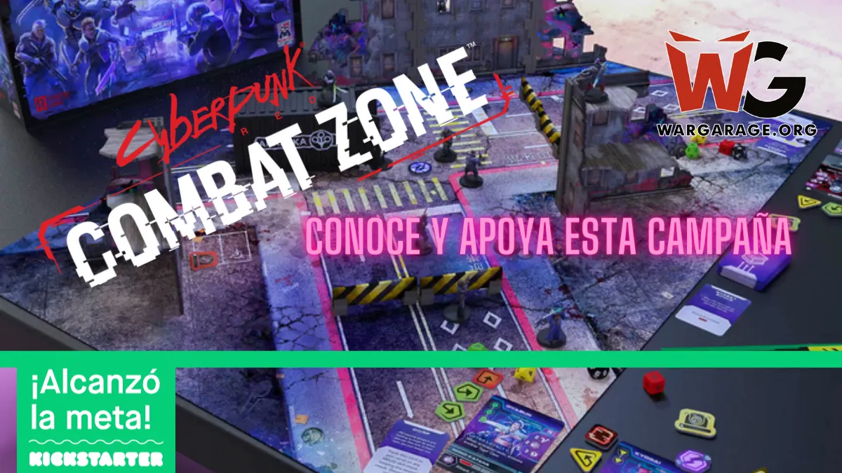 Cyberpunk Red Combat Zone Kickstarter cover