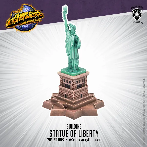 Monsterpocalypse edificio Estatua de la Libertad