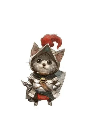 Clases de Dungeons and Dragons (DnD) si fuesen gatos paladin