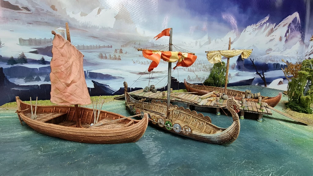 Trae a los Vikingos a tu mesa de juego con estos 6 Wargames de miniaturas Barcos Vikingos