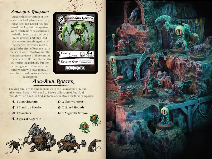 Relicblade: Catacombs of Kural, campaña para solitario y cooperativo del juego de miniaturas  (Kickstarter) aug-suul nueva facción